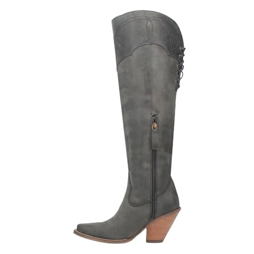 Dingo Boots Women's Sky High Fashion Boot, Black, 6