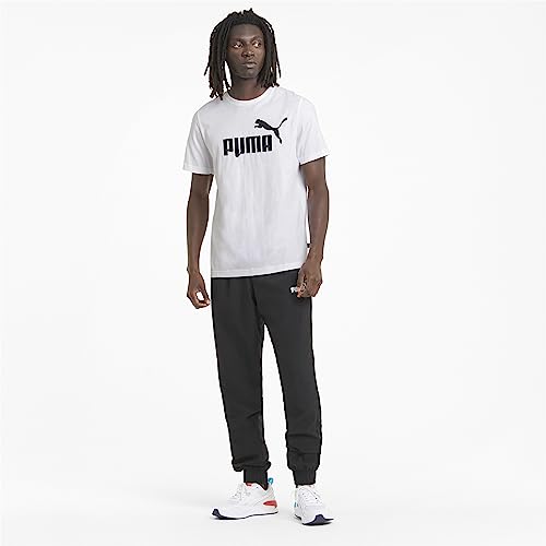 PUMA Men's Essentials Logo T-Shirt (Available in Big & Tall), Medium Gray Heather, 3X-Large