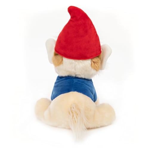 GUND Boo, The World’s Cutest Dog Garden Gnome Plush, Stuffed Animal, Spring Decor, Red and Blue, 9”