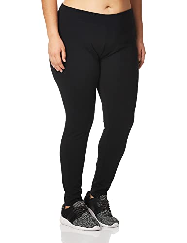 Hanes Women's Cotton Leggings Q71129 1 Pair, Black, Small