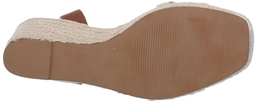 Steve Madden Women's Undone Wedge Sandal, Cognac Multi, 11