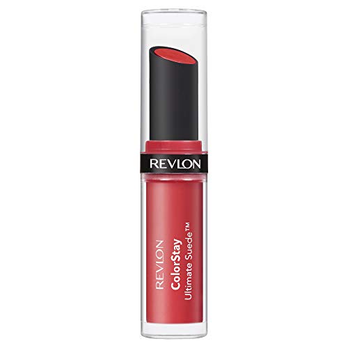 REVLON Lipstick, ColorStay Ultimate Suede Lipstick, High Impact Lip color with Moisturizing Creamy Formula, Infused with Vitamin E, 095 Finale, 0.09 Oz