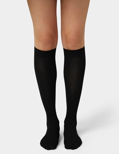 HUE Women's 4 Pack Flat Knit Knee High Sock, Coin Multi Pattern