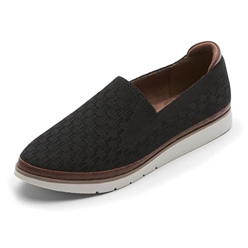 Cobb Hill Women's Camryn Slip Loafer Flat, Vanilla Knit, 8.5
