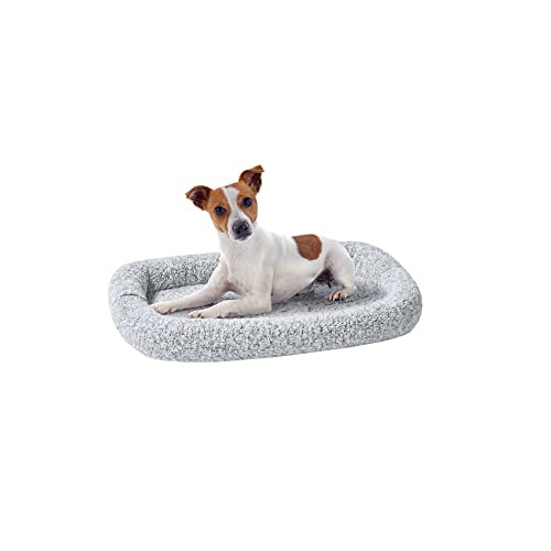 Friends Forever Orthopedic Dog Bed, Cooling Dog Beds with Removable Washable Cover, Reversible Pet Bed Mat with Memory Foam, Washable Removable Cover, Kato Grey, 30x20x3