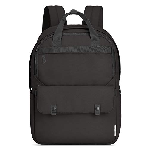 Travelon Origin-Sustainable-Anti-Theft-Large Backpack, Black, One Size