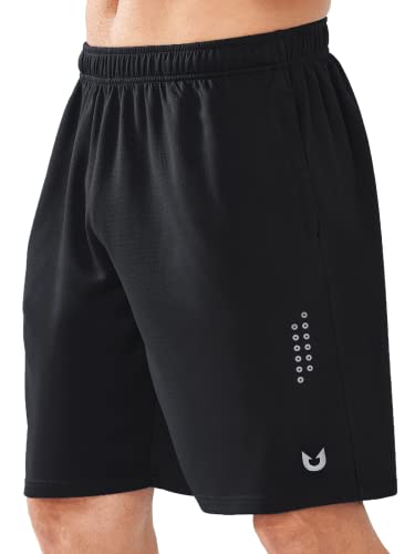 NORTHYARD Men's 5" Athletic Running Shorts Workout Gym Quick Dry Shorts Lightweight Mesh Tennis Shorts for Men Exercise Darkgrey XL