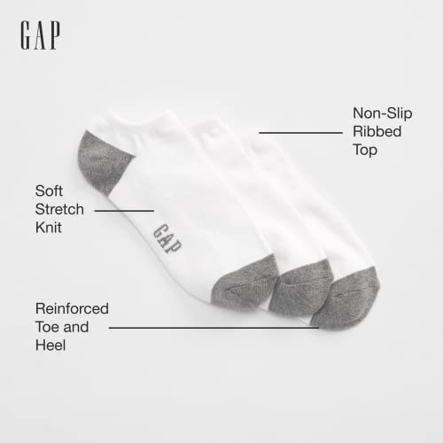 GAP Mens Ankle Socks Heather Grey One Size