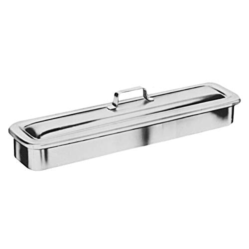 Graham-Field 3254 Grafco Instrument Catheter Tray with Strap Handle, Stainless Steel, 8-1/2" x 3" x 1-1/2"