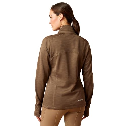 Ariat Women's Tek Team 1/2 Zip Sweatshirt, Fired Brick