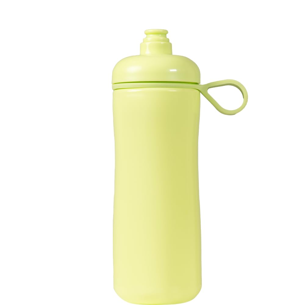 HydroJug Squeeze - 27oz Water Bottles, Sports Water Bottle with Push Cap, Quick & Easy Hydration, Gym Water Bottles, Easy Squeeze Bottle, Honeydew