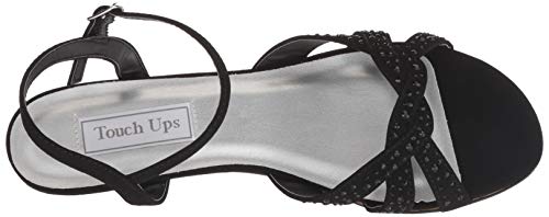 Touch Ups Women's Lena Wedge Sandal, Black, 8.5