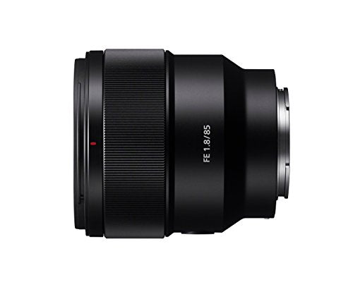 Sony SEL85F18 85mm F/1.8-22 Medium-Telephoto Fixed Prime Camera Lens, Black