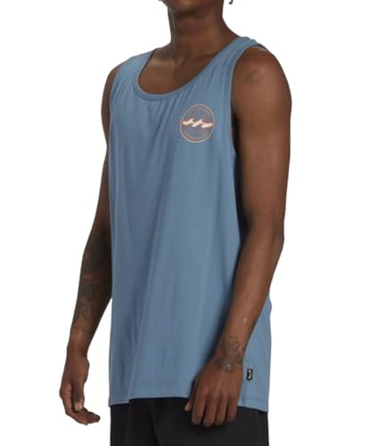 Billabong Men's Rotor Diamond TK Tank, Vintage Indigo