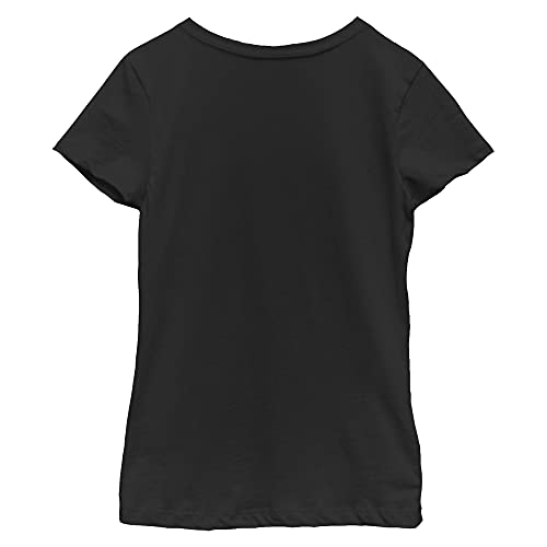 Marvel Girls Spider-Man No Way Home Spidey Profile Tee, Black, X-Small