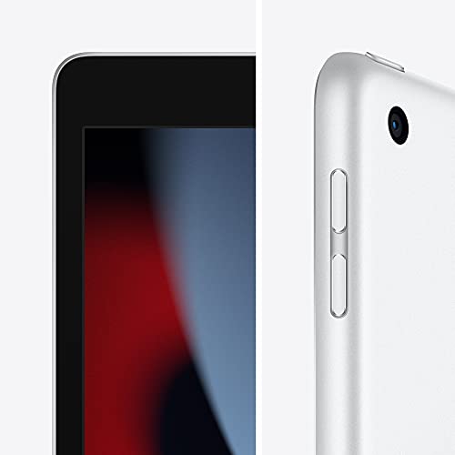 Apple iPad (9th Generation): with A13 Bionic chip, 10.2-inch Retina Display, 256GB, Wi-Fi, 12MP front/8MP Back Camera, Touch ID, All-Day Battery Life – Space Gray