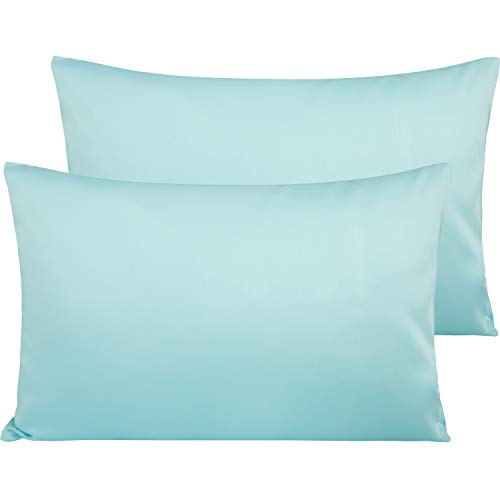 NTBAY Egyptian Cotton Body Pillowcase - 500 Thread Count Cotton Body Pillow Cover - Soft and Breathable Envelope Closure Body Pillowcase for Adults, 20x54 Inches, Navy Blue