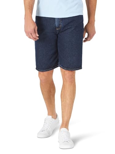 Wrangler Authentics Men's Classic Relaxed Fit Five Pocket Jean Short, Dark Rinse, 52