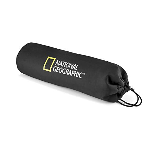 NATIONAL GEOGRAPHIC Phototripod Kit Small, with Carrying Bag, 3-Way Head, Quick Release, 4-Section Legs Lever Locks, Mid-Level Spreader, Load up 1kg, Aluminium, for Canon, Nikon, Sony, NGHPMIDI