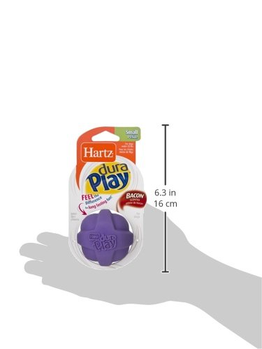 Hartz DuraPlay Bacon Scented Dog Toys, Small (Assorted Color)