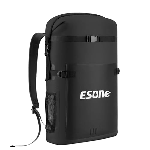 ESONE 30L Dry Bags Waterproof Backpack for Travel Dry Bags Backpack Waterproof Bags for Kayaking Boating Floating Paddleboarding Submersible Boat Bag