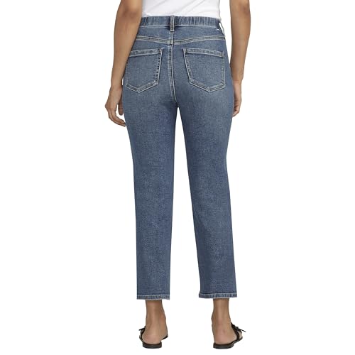 JAG Jeans Women's Valentina High Rise Straight Leg Cropped Jeans, Stargazer Blue