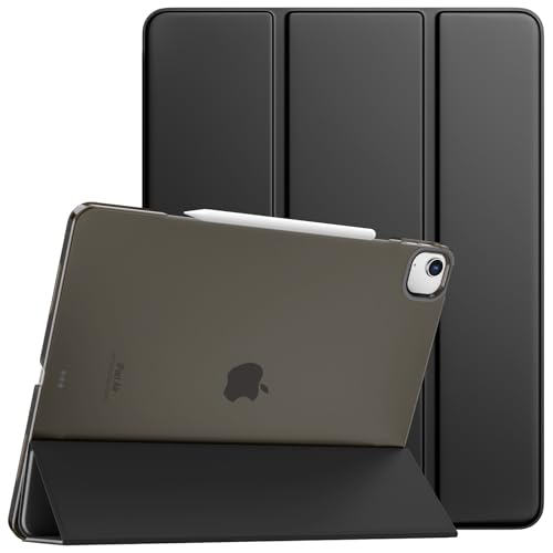 TiMOVO for iPad Air 13 Inch Case M2 2024, Slim Stand Cover for iPad Air 13-inch, Support Touch ID, Auto Wake/Sleep Smart Shell with Translucent Back, iPad Air 13 Case, Black