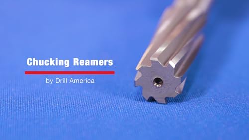 Drill America .0425 High Speed Steel Straight Shank Chucking Reamer, DWR Series