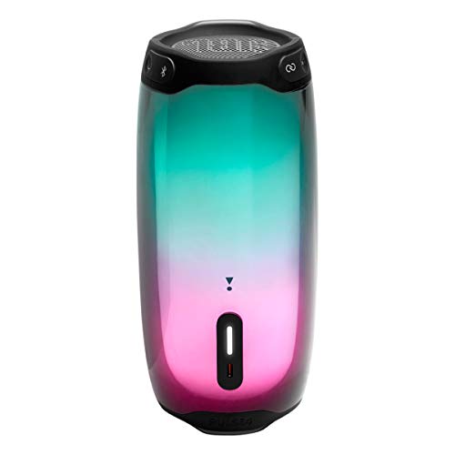 JBL Pulse 4 - Waterproof Portable Bluetooth Speaker with Light Show - Black