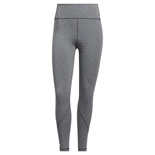 adidas Women's Versatility 7/8 Tights, Dark Grey Heather, 2X-Small/Petite