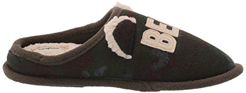 Dearfoams womens Lil Bear Adult Clog Slipper, Camouflage, Small US