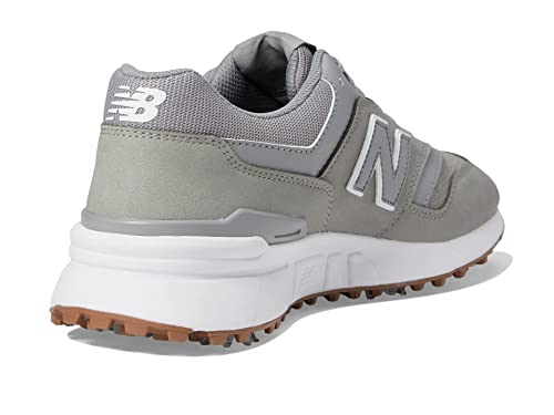 New Balance Men's 997 Golf Shoe, Navy/White, 14 Wide