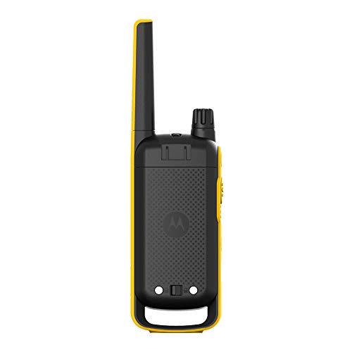 Motorola Solutions Talkabout T475 Extreme Two-Way Radio Black W/Yellow Rechargeable Two Pack