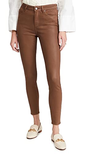 PAIGE Women's Hoxton Crop High Rise Slim Fit Jean, Sunset Ombre, 30