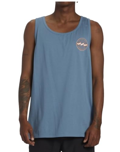 Billabong Men's Rotor Diamond TK Tank, Vintage Indigo