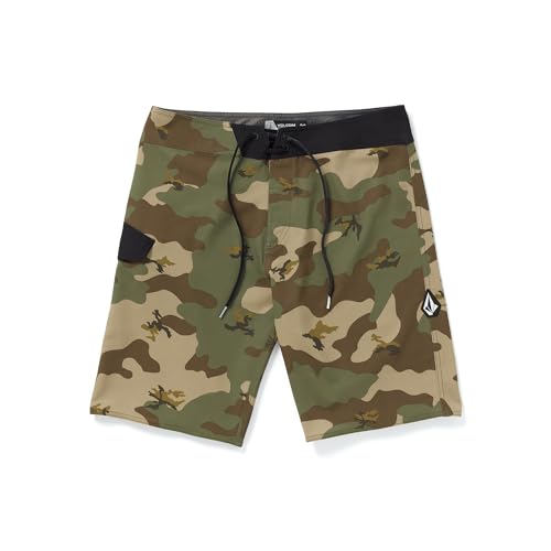 Volcom Men's Standard Mod Tech 20" Boardshort, Camouflage Print