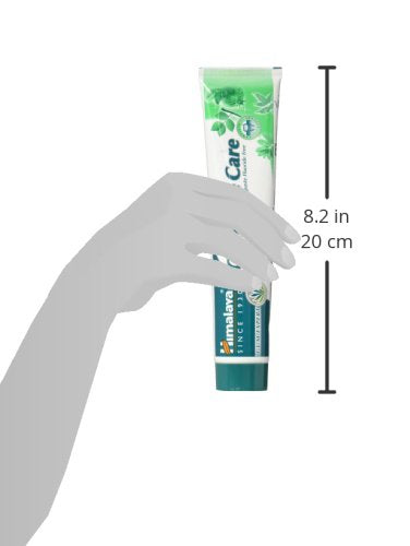 Himalaya Complete Care Toothpaste, Fights Plaque, Freshens Breath, Fluoride Free, Plant-Based, with Neem, Pomegranate, No Artificial Flavors, Cruelty Free, Mint Flavor, 6.17 Oz