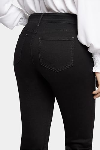 NYDJ womens Women's Petite Size Marilyn Straight Leg Jeans, Black, 18 Petite US