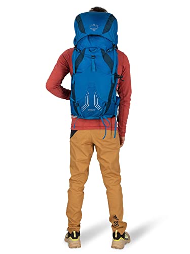 Osprey Exos 38L Men's Ultralight Backpacking Backpack, Blue Ribbon, S/M
