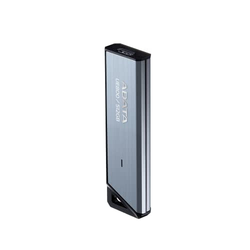 ADATA Elite UE800 512GB USB-C USB 3.2 Gen2 Flash Drive Up to 1000MB/s Read/Write (AELI-UE800-512G-CSG)