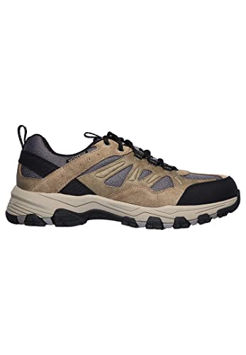 Skechers mens Selmen-enago Trail Oxford Hiking Shoe, Chocolate, 10 US