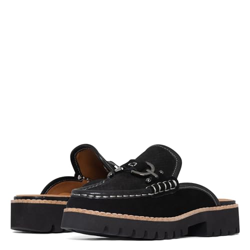 Donald Pliner Women's Elta Mule, Navy-Crinkle Patent, 10