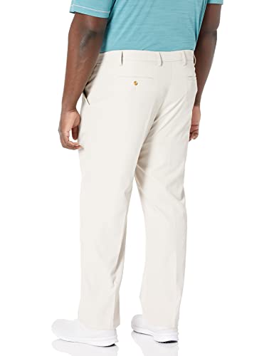 Callaway Men's Pro Spin 3.0 Stretch Golf Pants with Active Waistband (Waist Size 30 - 42 Big & Tall), Moonbeam, 46W x 32L Big Tall