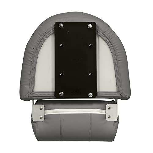 Wise 8WD3315-1011 Deluxe Pontoon Series Bucket Seat with Bolster, Grey/Navy/Blue
