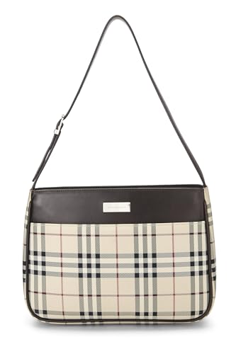 Burberry, Pre-Loved Brown House Check Jacquard Shoulder Bag, Brown