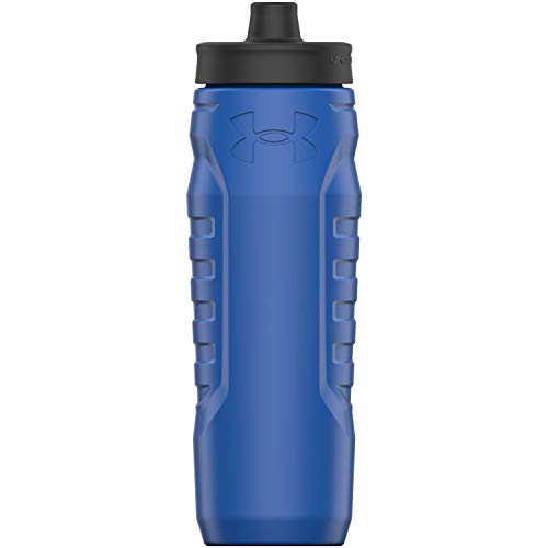 Under Armour Sideline Squeeze Water Bottle, Designed with Quick-Shot Lid, Quick & Easy Hydration, 32 oz