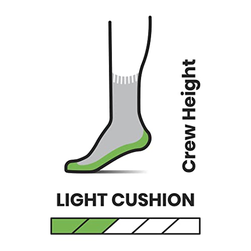 Smartwool Men's Hike Light Cushion Crew Charcoal S