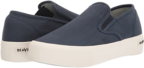SEAVEES Women's Baja Slip On Platform, Cream, 11