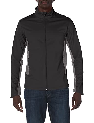 Cutter & Buck mens Men's Navigate Softshell Jacket, Black, Small US