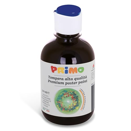 PRIMO Premium Tempera Paint, 300ml, Pastel, Pastel Lilac, Bright and Intense Colors, Features a Flow-Control Cap